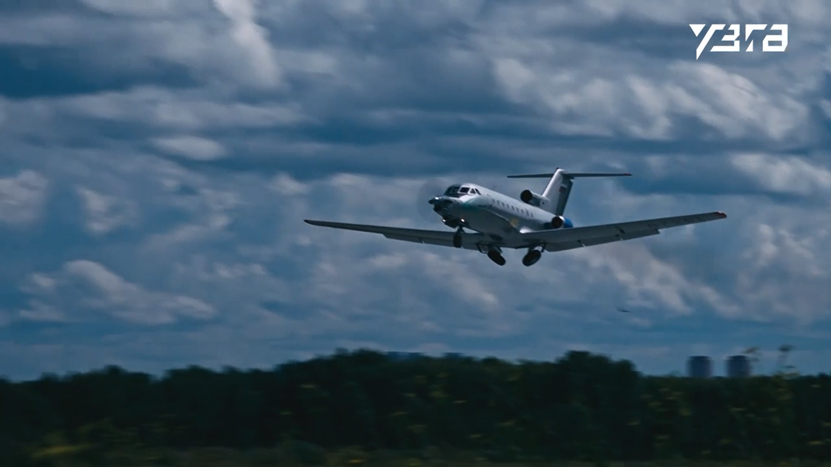 Испытания ВК-800 в составе Як-40