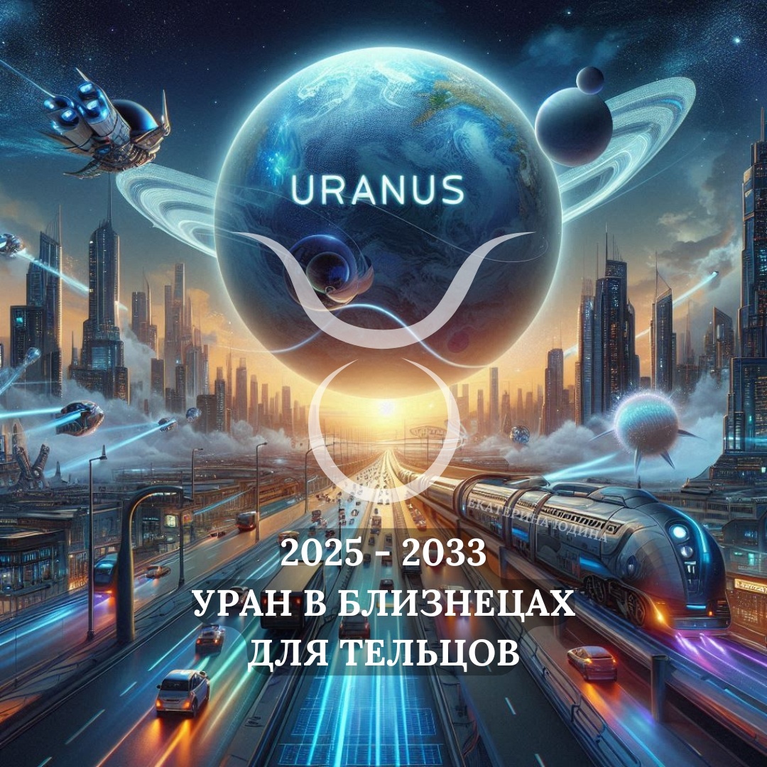 Уран в Близнецах для Тельцов 2025-2033. Астролог Екатерина Юдина 
