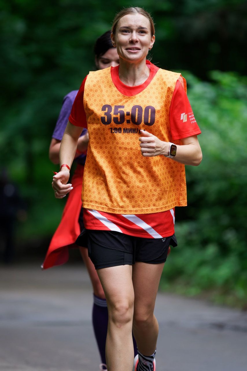 Настя справится с любым пейсом.