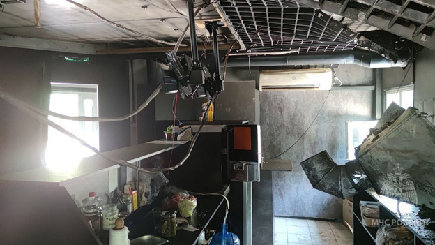    В Вятских Полянах мужчина получил ожоги при попытке спасти кафе от пожара