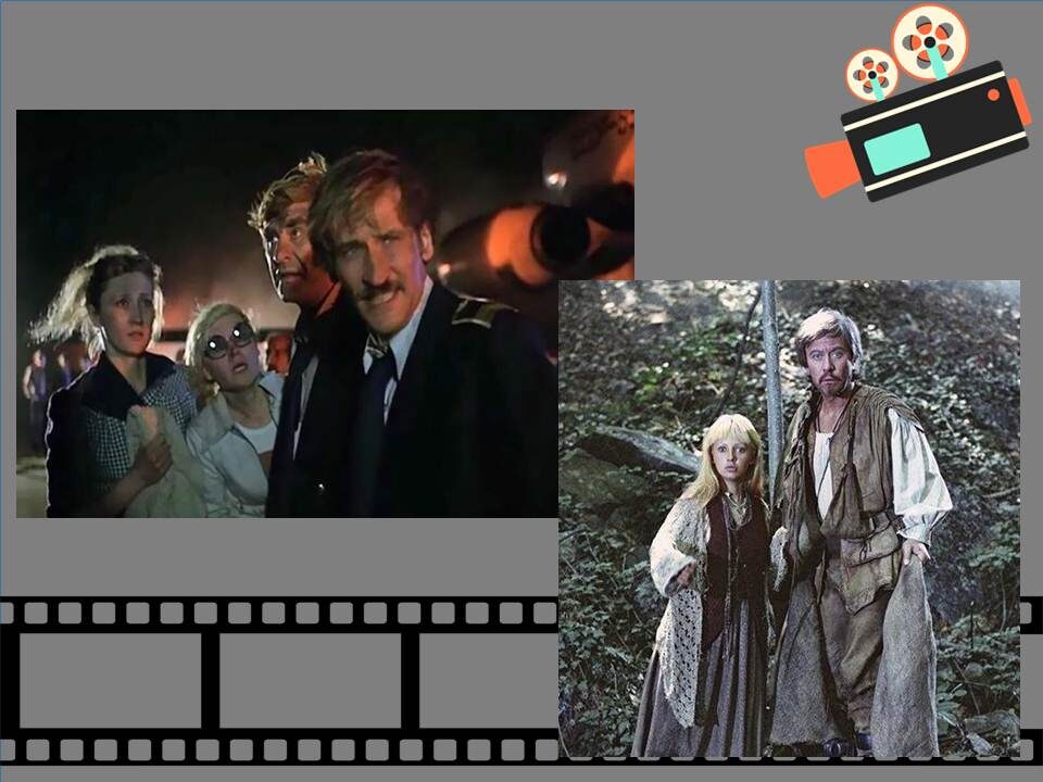 Кадры из фильмов «Экипаж» и «Сказка странствий»