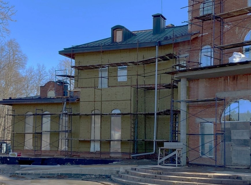 Одна из начальных стадий монтажа НФС Ньютон Системс на объекте. 
