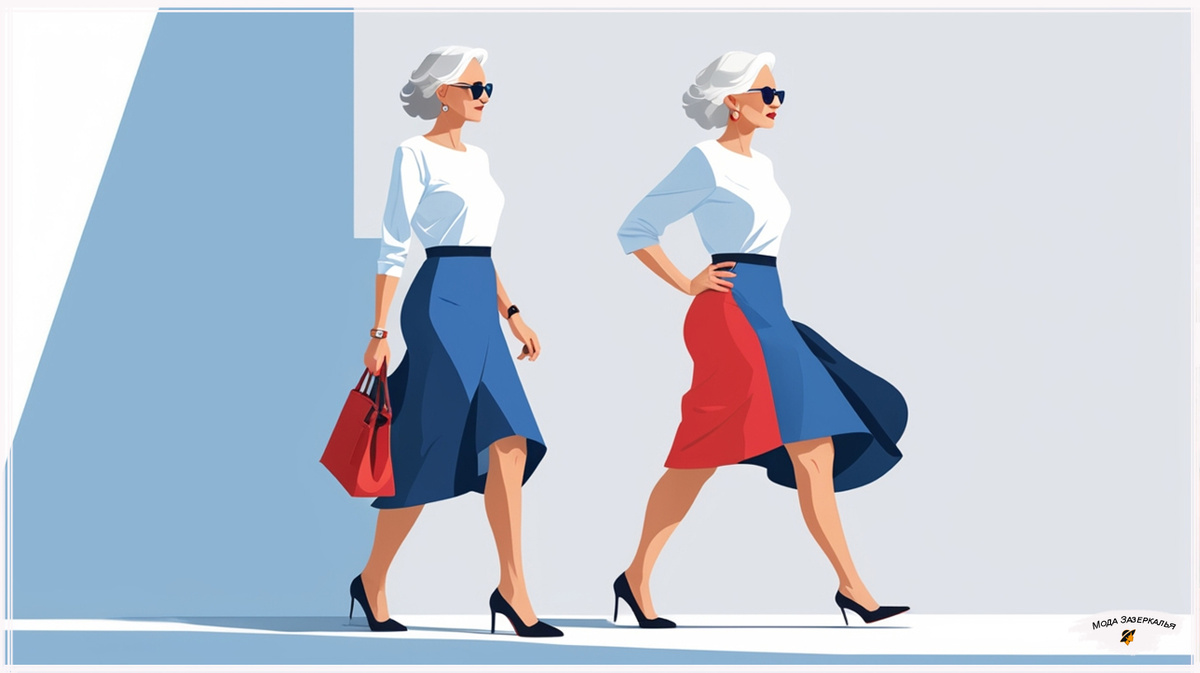 Юбка с ассеметричным подолом