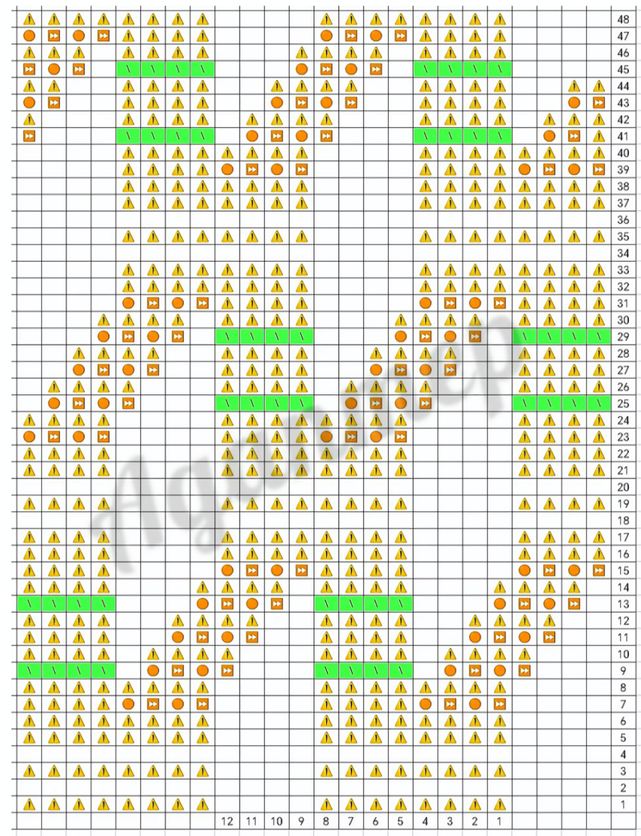 Схема узора 5.