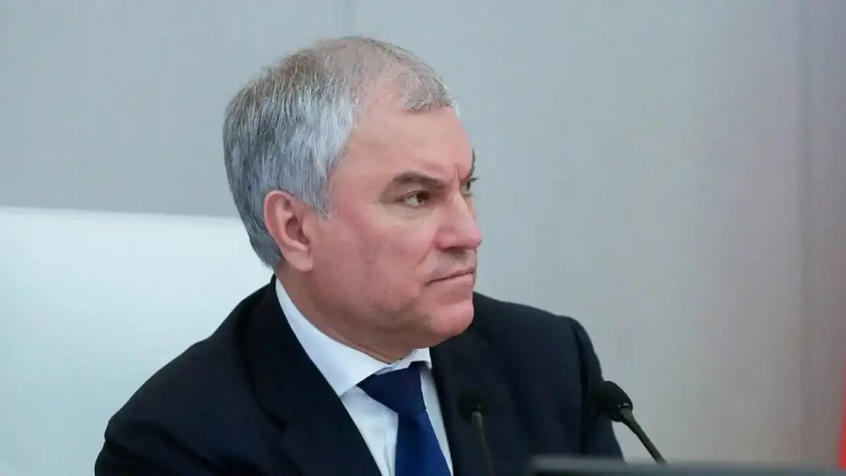    Председатель Государственной думы Вячеслав Володин.