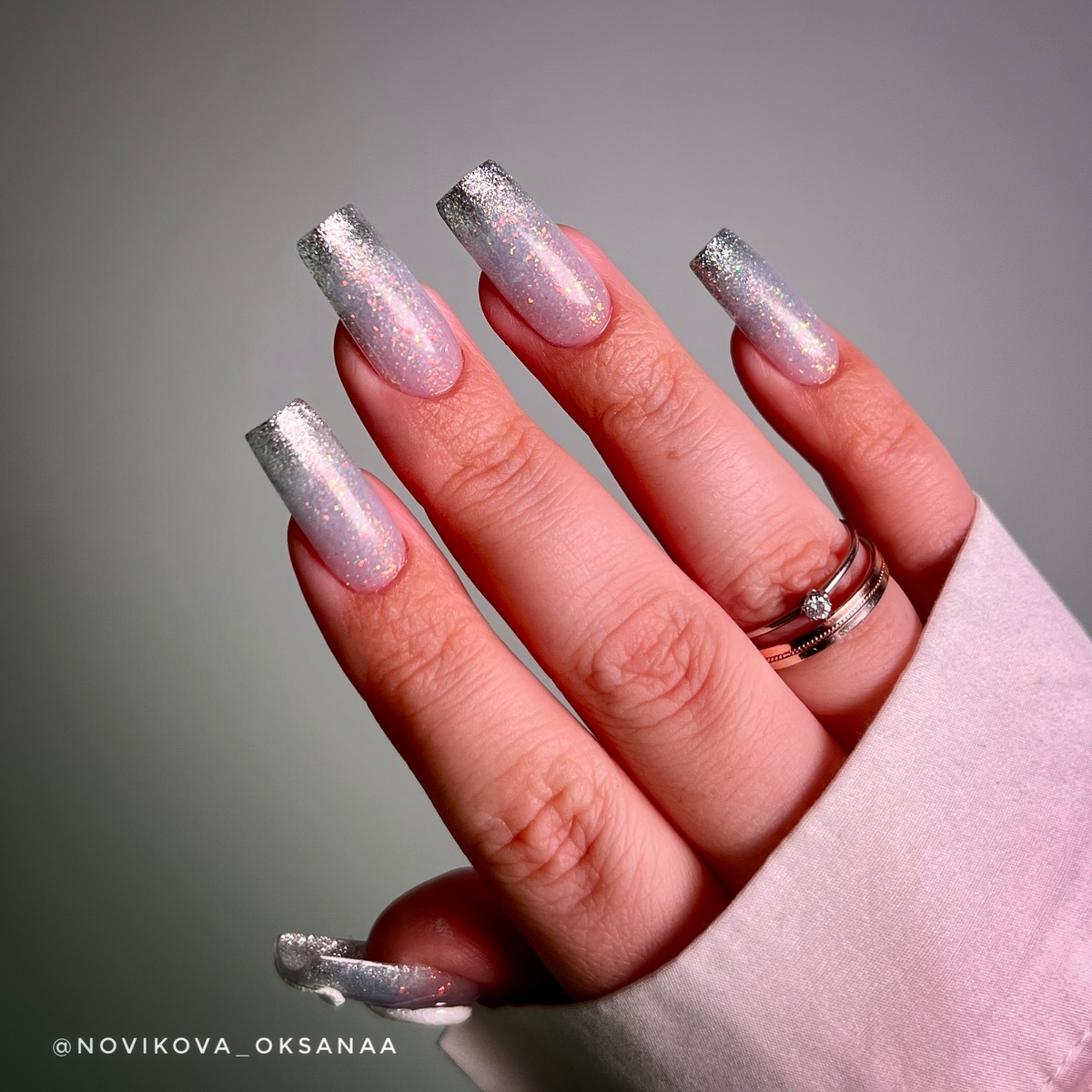 Наращивание ногтей на гелевые типсы.