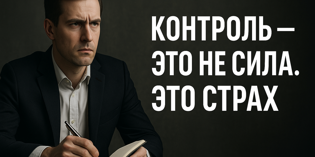 Если ты всё контролируешь — скорее всего, у тебя снесло башню
