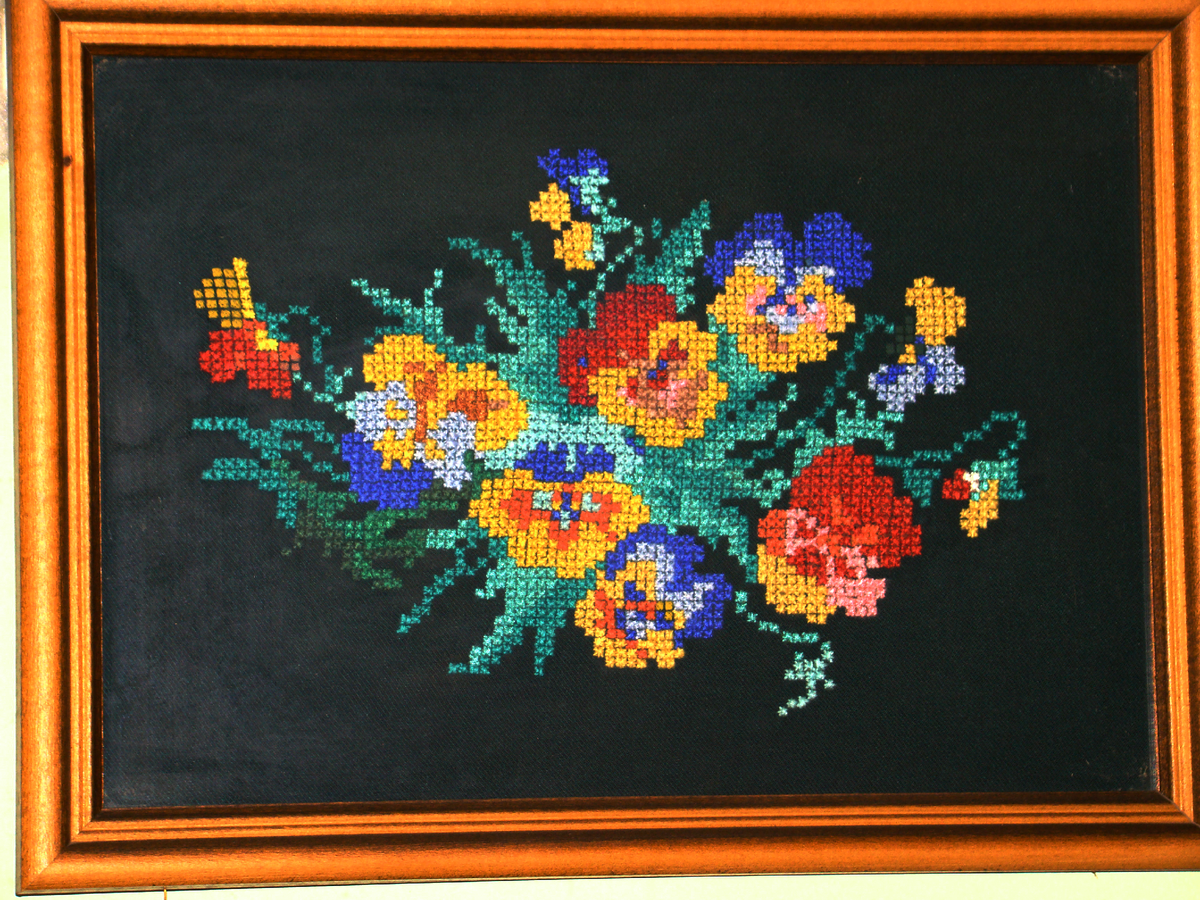 "Букет", вышивка Н.Черновой