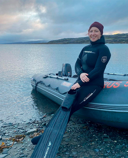  Яна Чурикова уже 20 лет увлекается дайвингом. Фото: соцсети ведущей