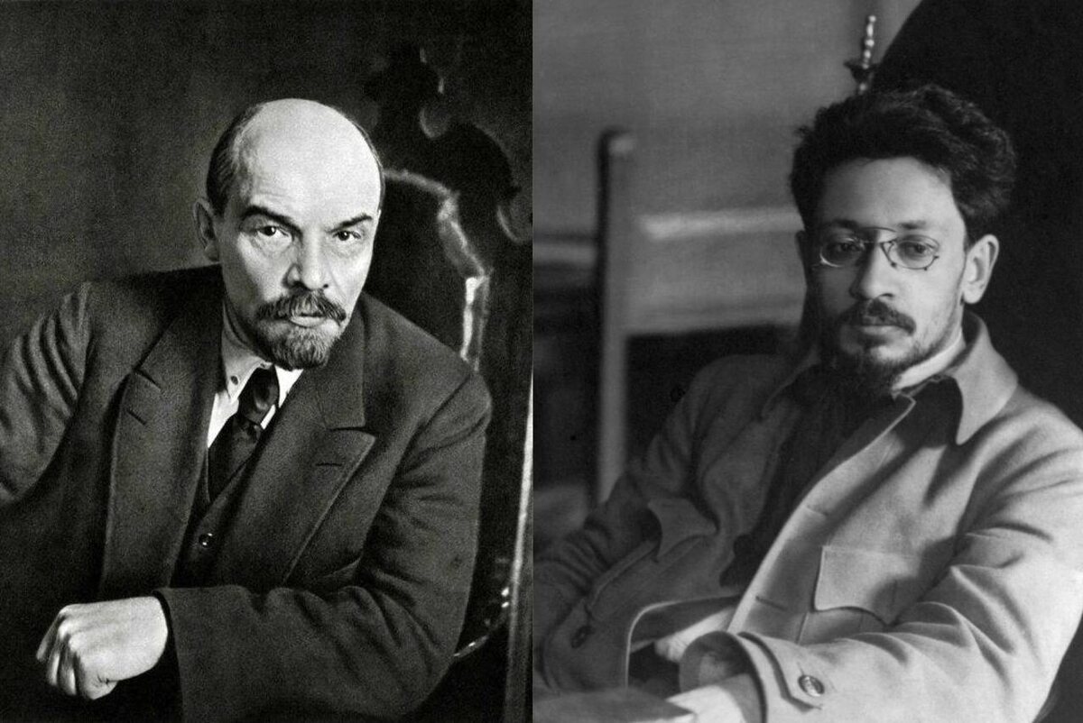 Владимир Ленин и Яков Свердлов 