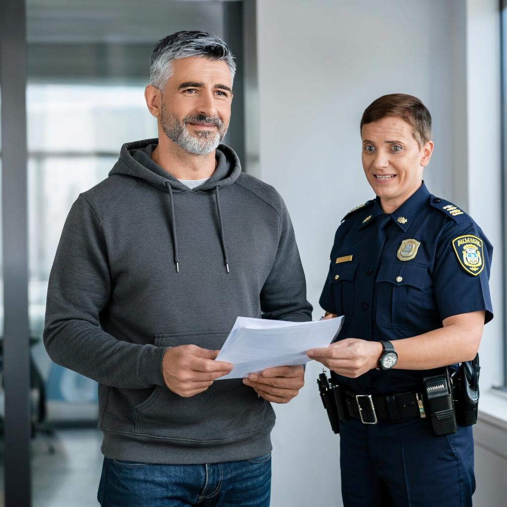 Директор виртуального рынка рассказал шефу полиции что он, вообще-то, мог бы обратиться в Интерпол, а не ехать так далеко из другой страны в Сибирь, чтобы передать два листа бумаги=))