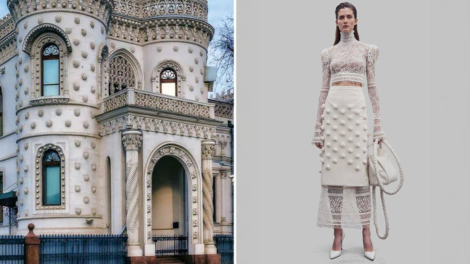 Наряд в стиле особняка Морозова на Воздвиженке