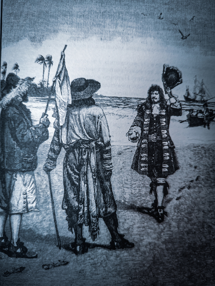 Робинзон Крузо возвращается на свой остров.