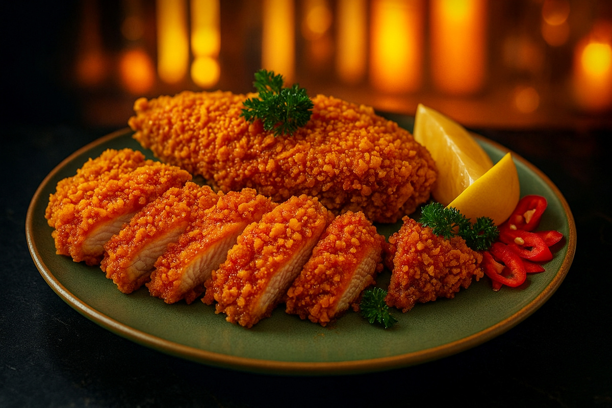 Куриная грудка в панировке по-корейски