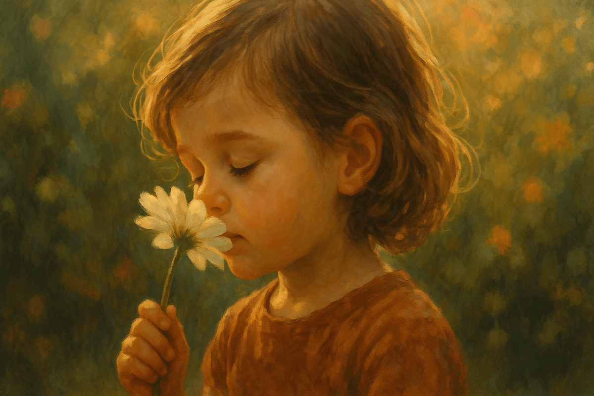    В детстве обонятельные воспоминания формируются прочнее, потому что всё воспринимается ярче и эмоциональнее.