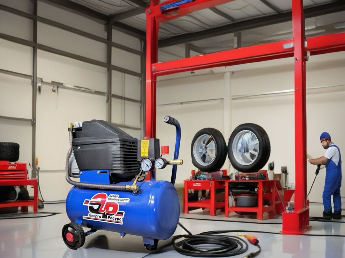 Рис.1 Компрессор поршневой воздушный СР-120/24