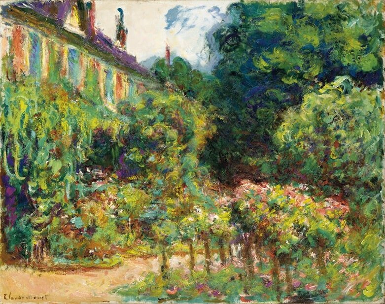 Claude Monet, La Maison de lartiste à Giverny, 1913.  .  Christies