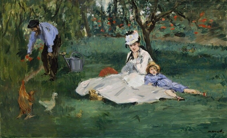 Edouard Manet, The Monet Family in Their Garden at Argenteuil, 1874. The Metropolitan Museum of Art, New York. © The Metropolitan Museum of Art / Art Resource / Scala, Florence