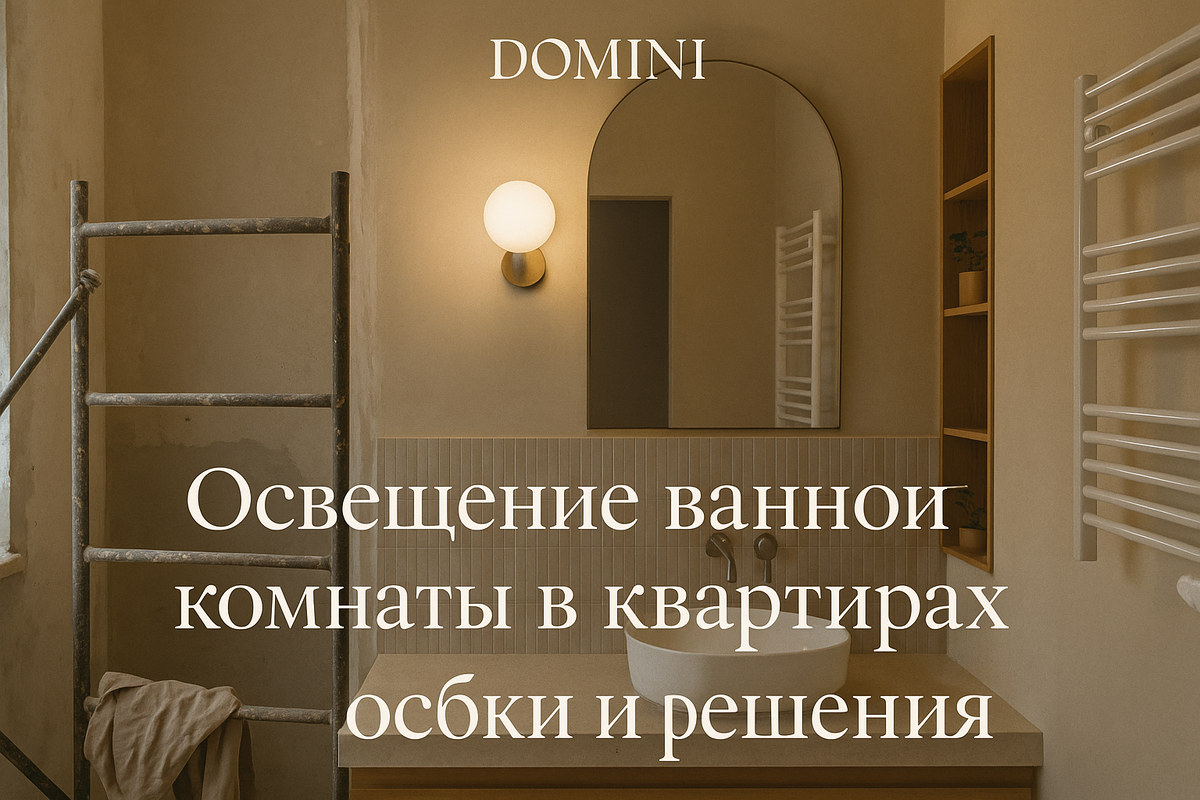    Как правильно освещать ванную: ошибки и советы для москвичей