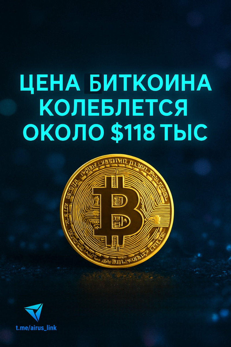 Биткоин держится на $118k — все ждут голосование по криптозакону
