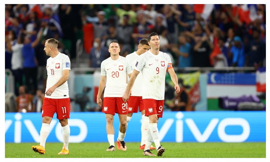    Франция выбила сборную Польши в 1/8 финала ЧМ. Фото: Reuters