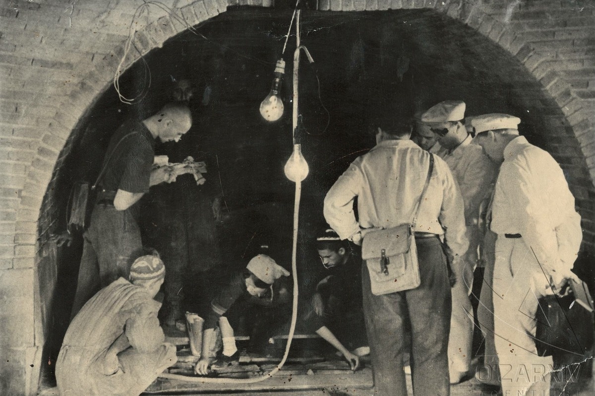 Вскрытие могилы Тамерлана