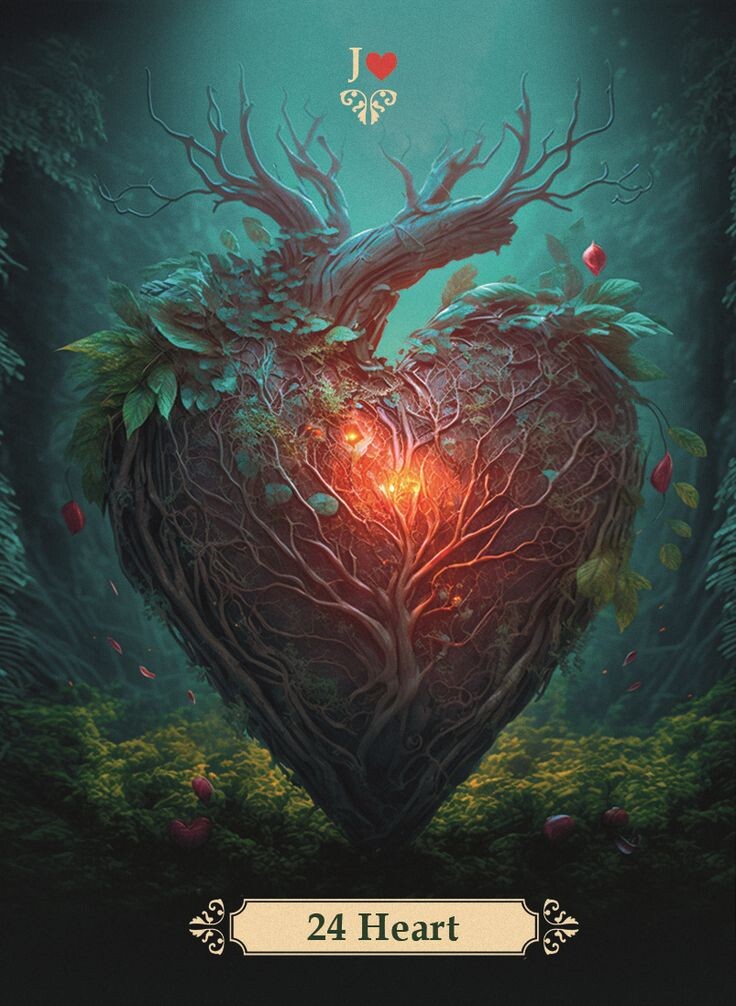 Карта Сердце - это эмоции, романтика, любовь. Она показывает то, что нам очень дорого. 