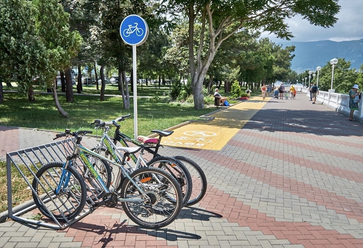Велодорожка в Геленджике