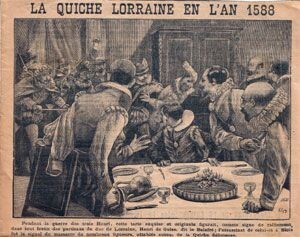 La Quiche Lorraine en L'an 1588