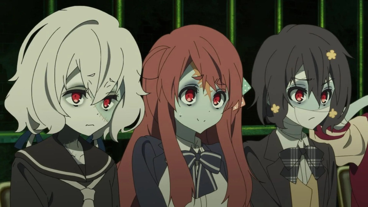 Кадр из аниме Сага о стране зомби