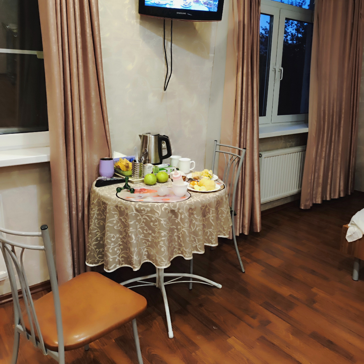 Типичный ужин. Плохо только, что он был в 17 часов, а потом еда была только утром 