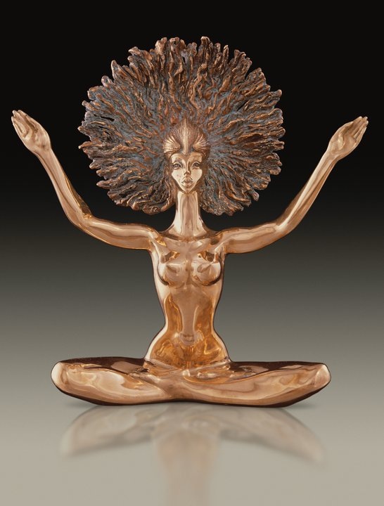  "Дева Солнца" Бронза. Скульптор Виктор Митрошин, фото А. Соколов.