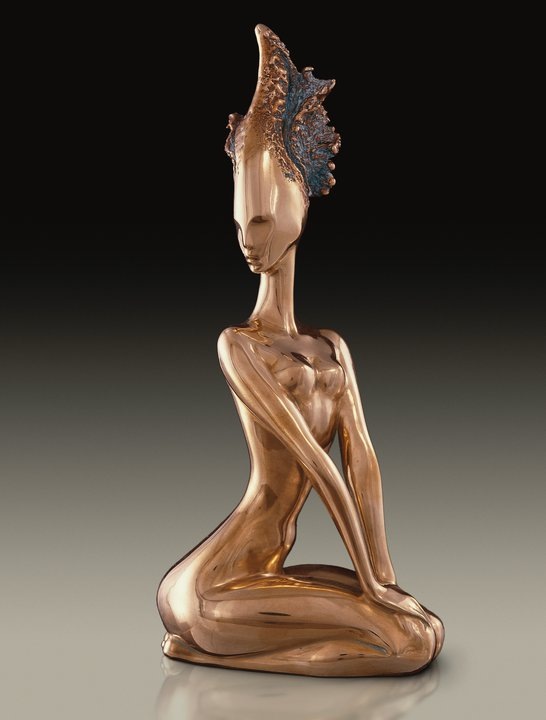 "Дева Луны" Бронза. Скульптор Виктор Митрошин, фото А. Соколов.