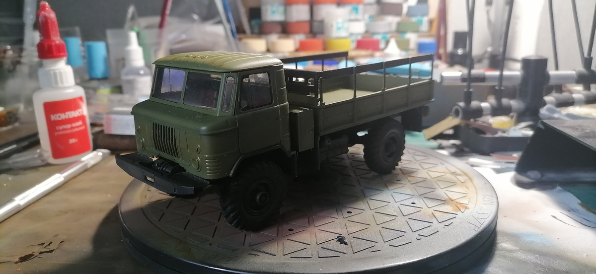 Ну и с крышей...