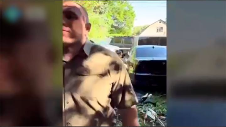    Очередной "триумф" Малюка* - за спиной ликвидированные "агенты ФСБ". Скриншот с ТГ-канала "Военкоры Русской Весны"