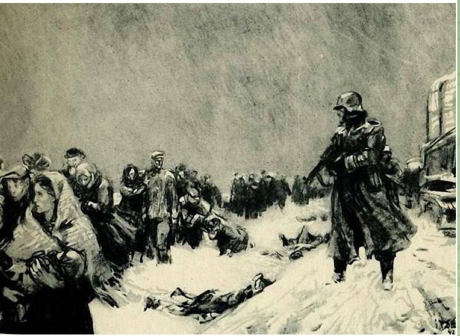 Дементий Шмаринов. «В рабство». 1942