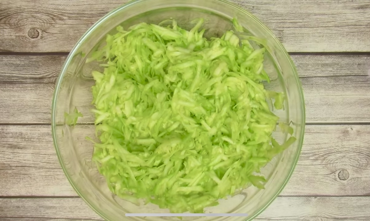 Натертые кабачки