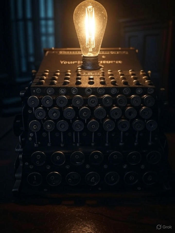 Энигма — это электромеханическое устройство, созданное для превращения обычных сообщений в непроницаемый шифр. 