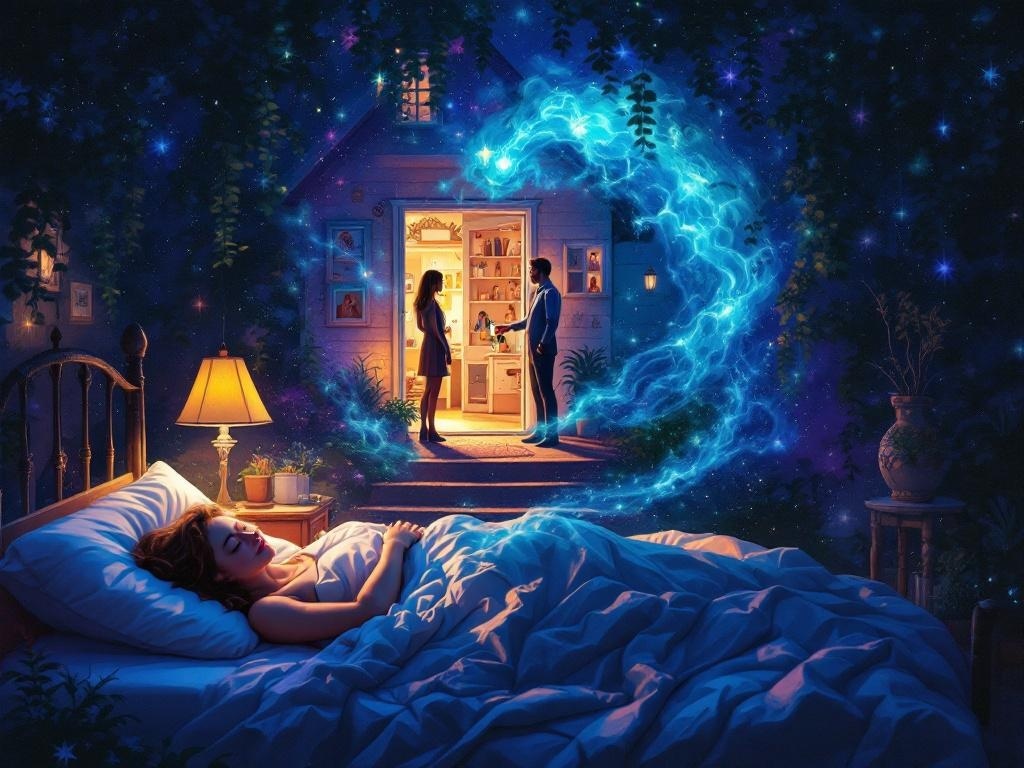    К чему такое снится: В вашем рисунке изобразите дверной проем дома подруги, где на пороге лежит покойный отец с бутылкой пива. В дверях стоит подруга, разговаривающая с героем, который у