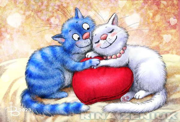 очаровательные коты Рины Зенюк