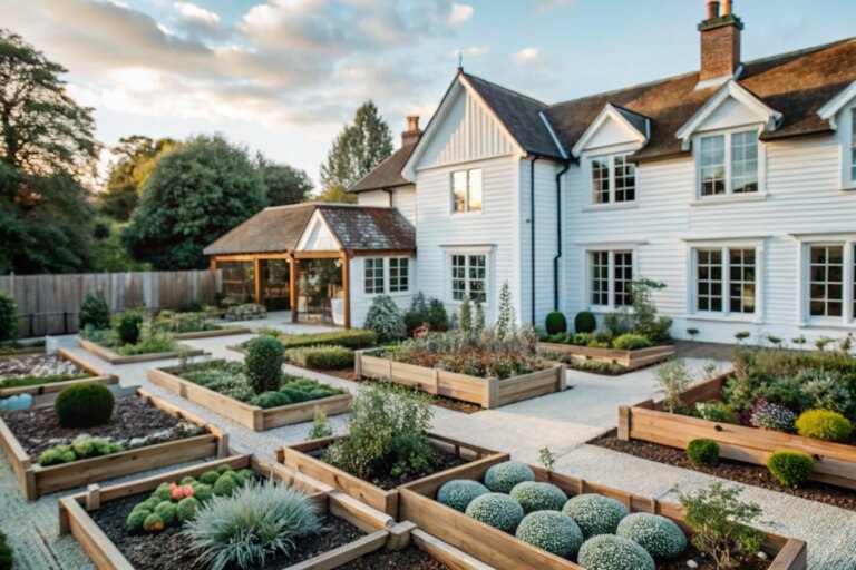    Как выбрать идеальный стиль ландшафтного дизайна для загородного дома с огородом: практическое руководство по гармонии природы и эстетики