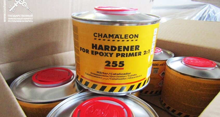    Более 4 тонн лакокрасочных материалов «забыл» задекларировать польский перевозчик