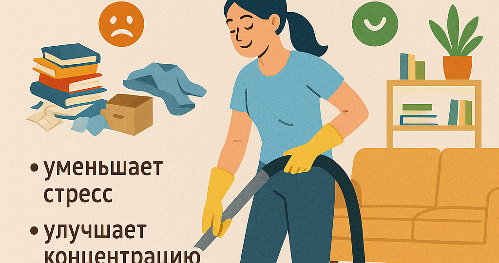 Терапия уборкой: Как наведение порядка способствует хорошему самочувствию?