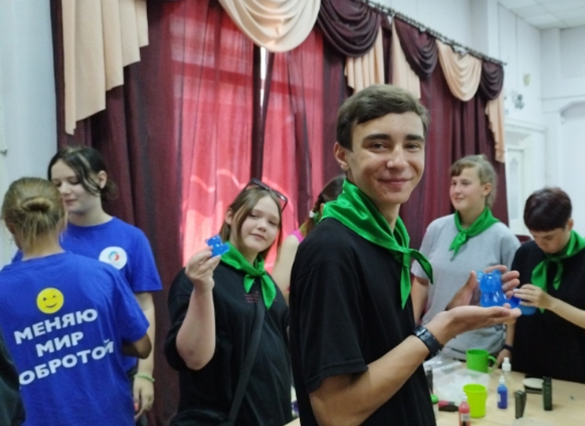    Волонтёрский отряд «Подсолнух» стал первым в регионе. Фото: Татьяна Рыжикова