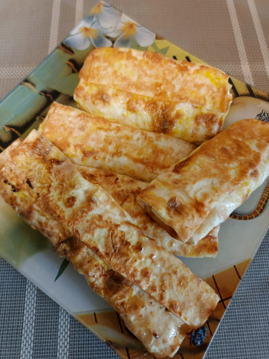 Трубочки с творогом