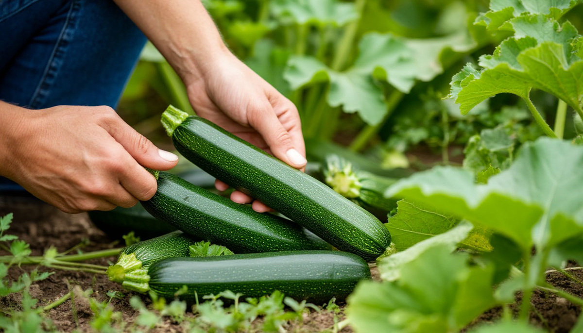 Сбор кабачков и цуккини