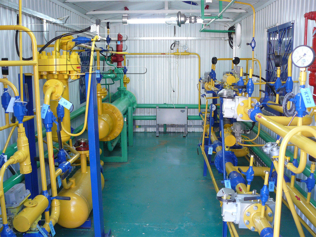 Блок подготовки газа БПГ - технологический отсек