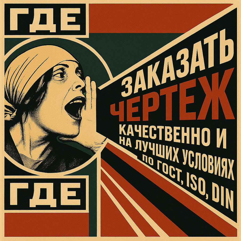 Где заказать чертеж качественно и на лучших условиях по ГОСТ, ISO, DIN