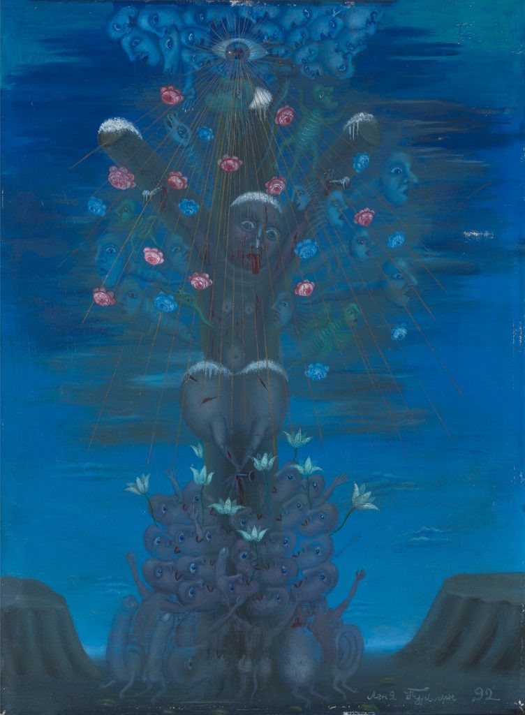 Пурыгин Леонид Анатольевич(25.02.1951 - 31.05.1995)
Удаление пениса, 1992 г.
масло, холст, 40,5х30,5 см.
Постоянная коллекция Q-ART Gallery