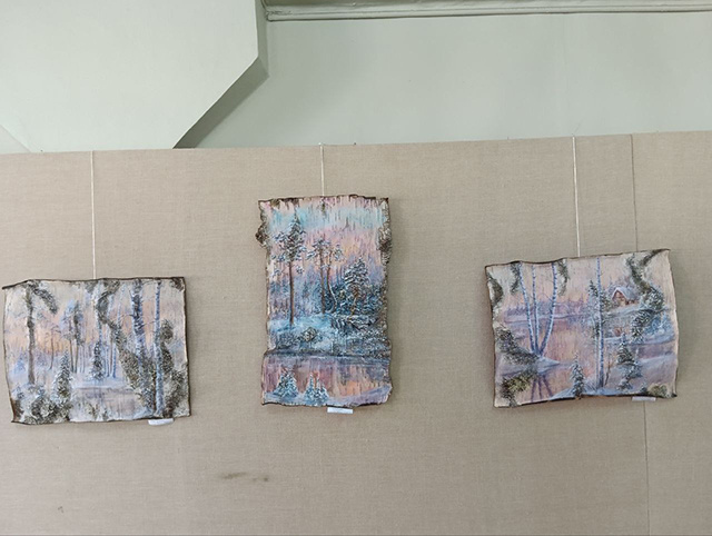 В тверской библиотеке имени Горького открыта выставка «Дарите людям красоту»